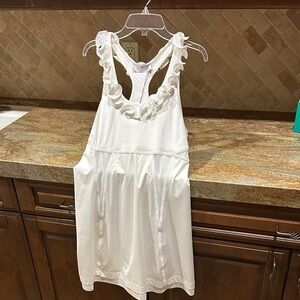 Adidas by Stella McCartney White Ruffle Dress